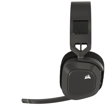 CORSAIR HS80 Max, Over-ear Gaming Headset Bluetooth Stahlgrau