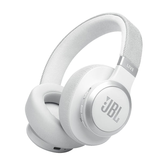 JBL Live 770NC, On-ear Kopfhörer Weiß