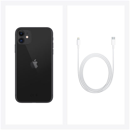 APPLE iPhone 11 64 GB Schwarz Dual SIM