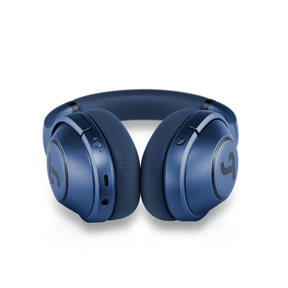 TEUFEL REAL BLUE, Over-ear Kopfhörer Bluetooth Steel Blue