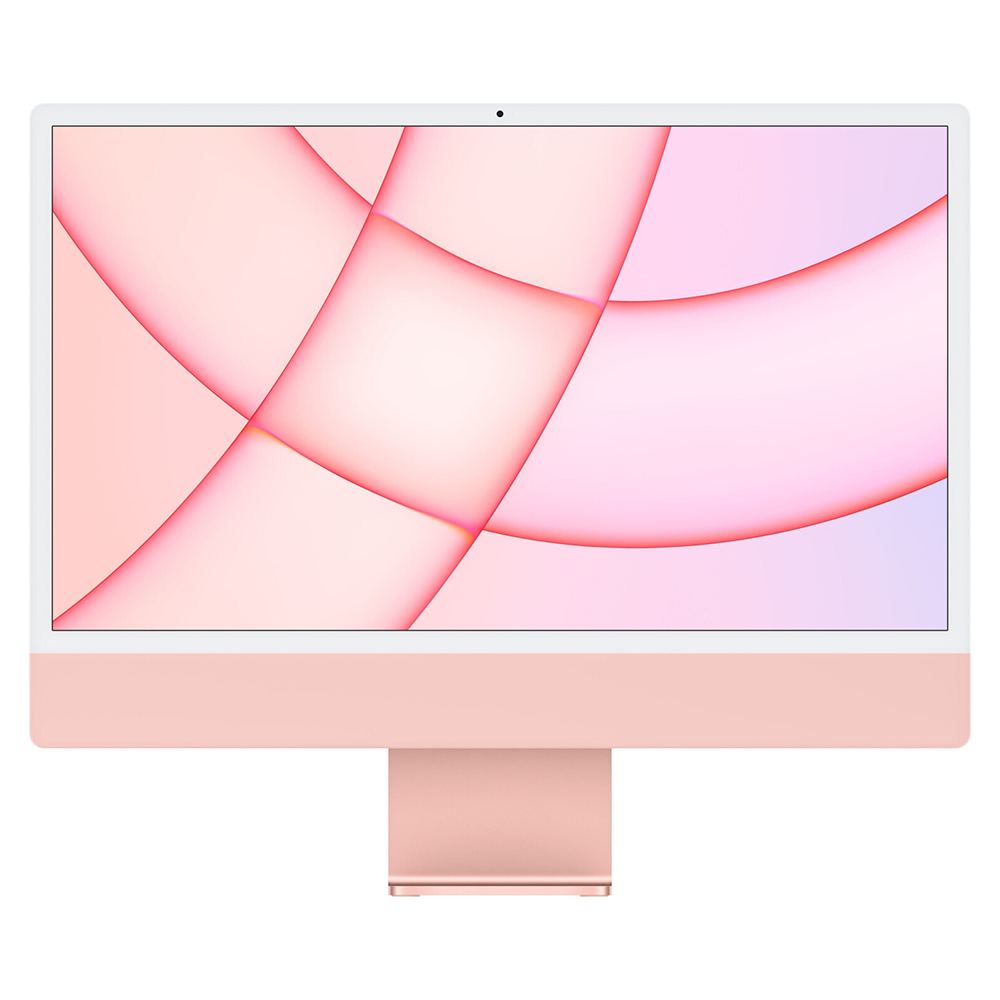 APPLE iMac (2021), All-in-One PC mit 23,5 Zoll Display, Apple M-Series Prozessor, 8 GB RAM, 256 GB SSD, Apple M1 Chip 7-Core GPU, Pink