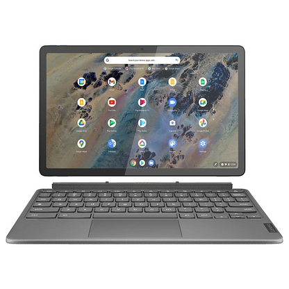 LENOVO IdeaPad Duet 3, inkl. Lenovo USI Pen 2, 2-in-1 Chromebook mit 11 Zoll Display, Qualcomm - Prozessor, 4 GB RAM, 128 GB eMMC, Storm Grey