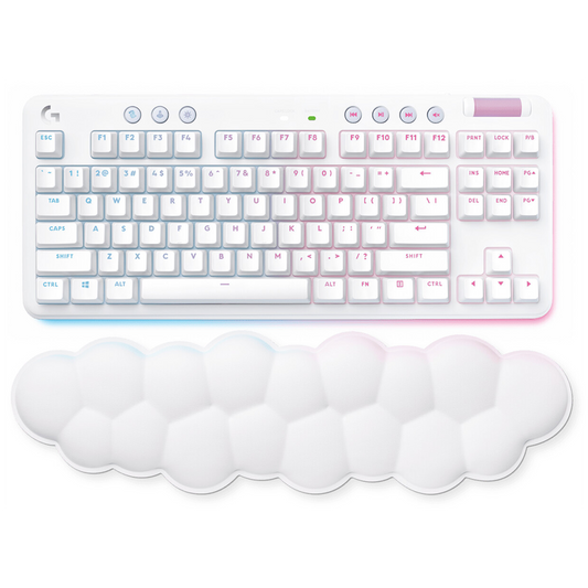 LOGITECH G715, Gaming-Tastatur, kabellos, White Mist