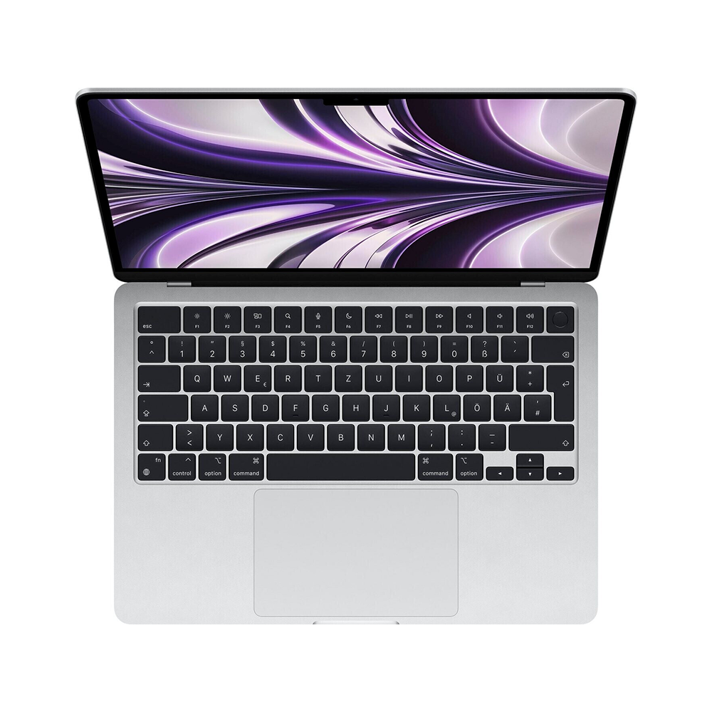 APPLE MacBook Air (2022), MLXW3D/A, Notebook mit 13,6 Zoll Display, Apple M2 Prozessor, 8 GB RAM, 256 GB SSD, Space Grau