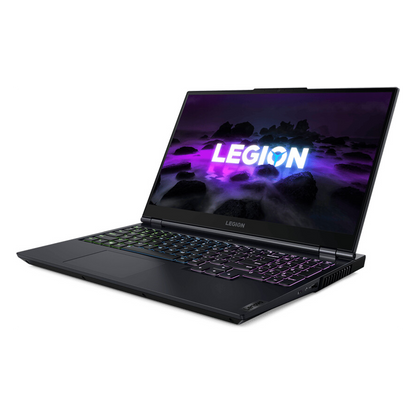 LENOVO Legion 5, Gaming-Notebook mit 15,6 Zoll Display, AMD Ryzen™ 7 Prozessor, 16 GB RAM, 512 GB SSD, AMD Radeon™ RX 6600M, Phantom Blue (Oberseite), Shadow Black (Unterseite)
