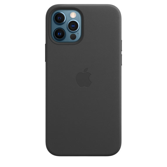 APPLE Leder Case mit MagSafe, Backcover, Apple, iPhone 12 Pro Max