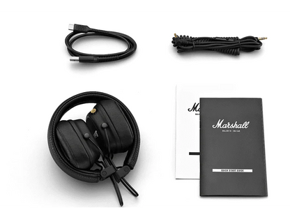 MARSHALL Major IV, On-ear Kopfhörer Bluetooth Schwarz