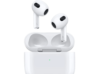 APPLE AirPods (3. Generation mit MagSafe Ladecase), In-ear Kopfhörer Bluetooth Weiß