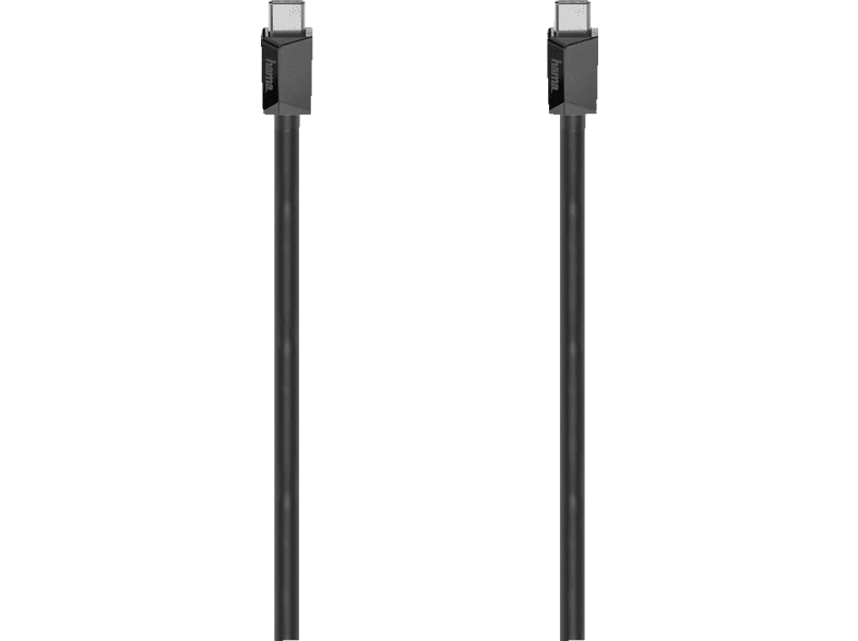 HAMA Full-Featured USB Typ-C Kabel, Schwarz 0,75M