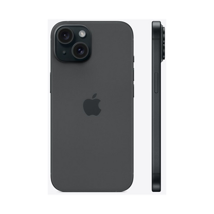APPLE iPhone 15 5G 128 GB Schwarz Dual SIM
